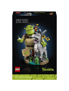 Lego Shrek Шрек, Осел та Кіт у чоботях 1403 деталі (72423)