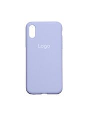 Чохол Silicone Case Full Aquarelle для Apple iPhone XS Max Elegant Purple