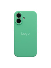 Чохол Silicone Case Full Size with Frame для Apple iPhone 16 Spearmint Spearmint (6938014752)