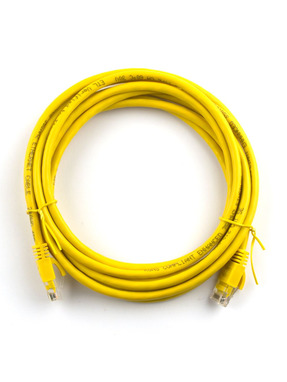 Мережевий патч-корд Ritar Copper Q300 Cat.5e UTP 10m Yellow (PCR-CU / 10Yw)