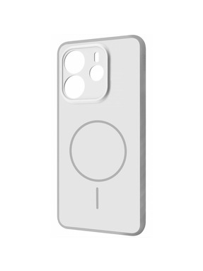 Чохол UAG Copy Softline Case with Magnetic Ring для Xiaomi Redmi Note 14 4G Silver (PCLCXRN14429)