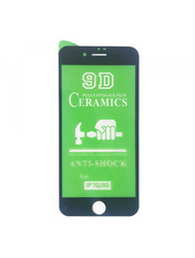 Захисне скло Ceramic для Apple iPhone 7/8/SE 2020 Глянсова OEM Black Black (OEM) глянсове