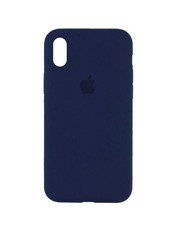 Чохол Silicone Case Full Aquarelle для Apple iPhone X/XS Deep Navy