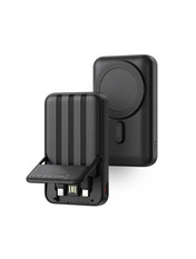 Павербанк XO PR288 Magnetic + PD20W with four cable 1xUSB-C + 1xUSB-A 10000 Black 15W 10000mAh Black 15