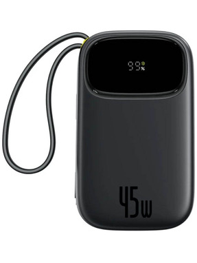 Павербанк Baseus EnerFill FC31 Digital Display 1xUSB-C + 1xUSB-A 45W 20000mAh Cosmic Black (P10082105123-00)