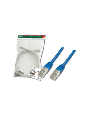 Мережевий патч-корд Digitus Cat.5e UTP 0,5m Blue (DK-1511-005/B)
