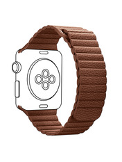 ArmorStandart Leather Loop Apple Watch 38/40/41 mm Коричневий Saddle Brown (ARM57843)
