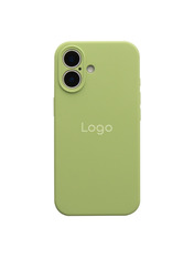 Чохол Silicone Case Full Size with Frame для Apple iPhone 16 Mint Mint (6982374150)