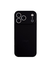 Чохол Silicone Case Full Size with Frame для Apple iPhone 18 Pro Black Black (6982417530)