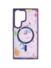 Чохол Flush with Magnetic Fit для Samsung Galaxy S928 S24 Ultra Dark Purple Dark Purple (6952810473)