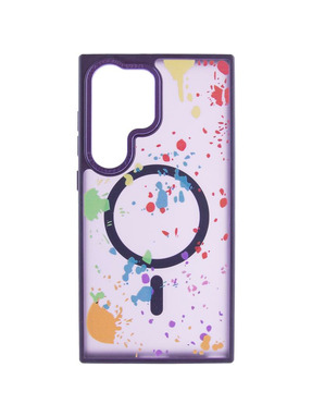Чохол Flush with Magnetic Fit для Samsung Galaxy S928 S24 Ultra Dark Purple (6952810473)