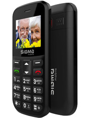 Кнопковий телефон Sigma Comfort 50 Easy Black Black (4827798585214)