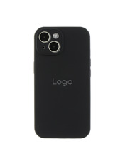 Чохол Silicone Case Full Size with Frame для Apple iPhone 15 Black Black (6903751824)