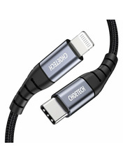 Кабель синхронізації Choetech IP0041 Type-C to Lightning Black 2 Ні 2m Black (IP0041-BK)