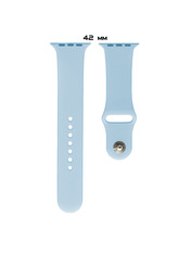  Silicone Sport Band Apple Watch 42/44/45/49 mm Молочний Lilac cream