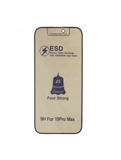 Захисне скло ESD Privacy для Apple iPhone 15 Pro Max (OEM) антишпигун