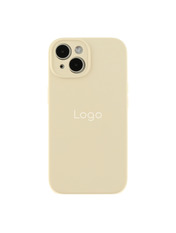 Чохол Silicone Case Full Size with Frame для Apple iPhone 15 Antique White Antique White (6931847205)