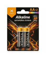 Батарейка Vinga AA Alkaline 2шт (VJABAA2)