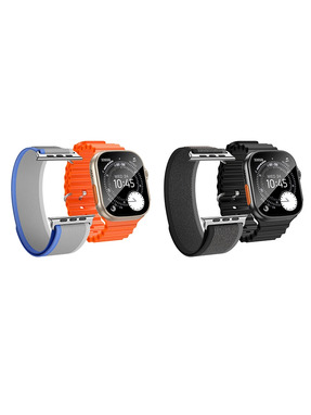 Смарт-годинник Hoco Y42 Ultra Black Metal Case Neilon Band