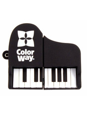 USB накопичувач ColorWay Piano USB 3.0 32 ГБ 32GB Black (CW-USBPO32)
