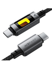 Кабель синхронізації ACEFAST C21-03 Type-C to Type-C 1,2 Ні Black 60W 1,2m Black (6974316284666)