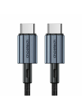 Кабель синхронізації Choetech XCC-1014 Type-C to Type-C 60W 1,2m Black (XCC-1014-BK)