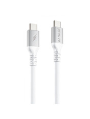 Кабель синхронізації Proove  Regen SiliconeType-C to Type-C White 1 60W 1m White (CCRS60002202)