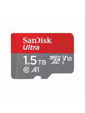Карта пам'яті SanDisk Ultra 1.5 ТБ Так Class 10 microSDXC 1.5TB Class 10 + SD-adapter (SDSQUAC-1T50-GN6MA)