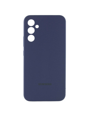 Чохол Silicone Cover Lakshmi Full Camera (AAA) with Logo для Samsung Galaxy A56 Midnight Blue (6983017425)