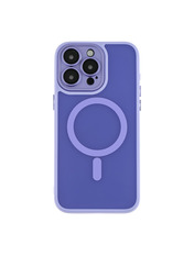 Чохол Magnetic Matte Camera Lens with Magsafe для Apple iPhone 15 Pro Max Dark Purple Dark Purple (6905281743)