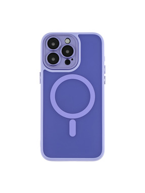 Чохол Magnetic Matte Camera Lens with Magsafe для Apple iPhone 15 Pro Max Dark Purple (6905281743)
