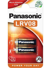 Батарейка Panasonic LRV08 A-23 Alkaline 2 2шт (LRV08L/2BE)