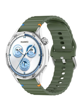 BeCover Ribbed Tape (22mm) Samsung Galaxy Watch (46mm) Khaki