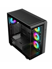 Корпус Frontier Aurex AU31A Чорний Midi-Tower Без БЖ Midi-Tower Black