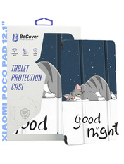 Чохол BeCover Smart Case Xiaomi Poco Pad 12.1" Різнобарвний Good Night Good Night (711562)