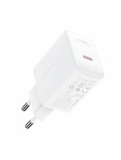 Мережевий зарядний пристрій ACEFAST A21 (1 USB-C) 30W White (AFA21W) White