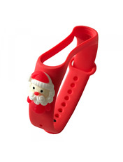 Pino NEW YEAR Mi Band 3/4 Червоний Red