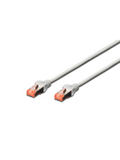 Мережевий патч-корд Digitus Professional Cat.6 S/FTP Сріблястий Silver 0.5 0,5m Silver (DK-1644-005)