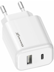 Мережевий зарядний пристрій Grand-X CH-890 Black 20 Відсутній 2 USB-A + 1 USB-C (2 USB-A + 1 USB-C) 20W Black (CH-890)