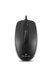 Мишка REAL-EL 536244 Black/Grey