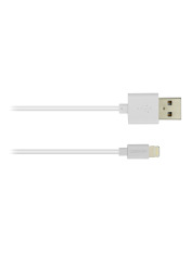 Кабель синхронізації Canyon Ultra-Compact USB to Lightning 1m White
