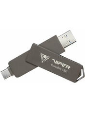 Портативний SSD Patriot PVP30 Duo 512GB USB Type-A/ USB Type-C Gray (PVP30512G28UDG)