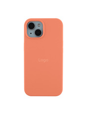 Чохол Silicone Case Full Size (AA) для Apple iPhone 15 Plus Peach Peach (6937185204)