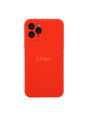 Чохол Silicone Case Square Full Camera для Apple iPhone 11 Pro Max Red Red (6947103825)
