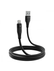 Кабель синхронізації Proove Soft USB to Lightning Black 20W 1m Black (CCSO20001101)