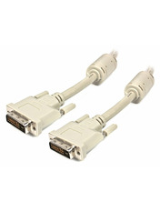 Кабель передачі відео Cablexpert DVI-I (M) to DVI (M) 4,5m Biege (CC-DVI2-15)