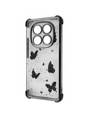 Чохол Wave Winkie для Xiaomi Redmi Note 14 Pro 4G (162.2mm) Black/Butterfly Black/Butterfly (6973184052)