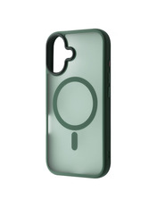 Чохол Wave Matte Insane Case with Magnetic Ring для Apple iPhone 16 Green
