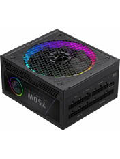 Блок живлення GameMax RGB PRO 750G ATX 750 Так активна 140mm 80 Plus Gold 750W 80 Plus Gold Modular Black