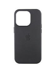 Чохол Leather Case with MagSafe and Animation для Apple iPhone 14 Pro Max Midnight